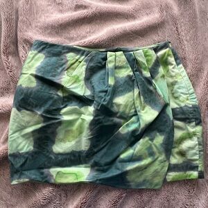 Zara Tie Dye Wrap Skirt